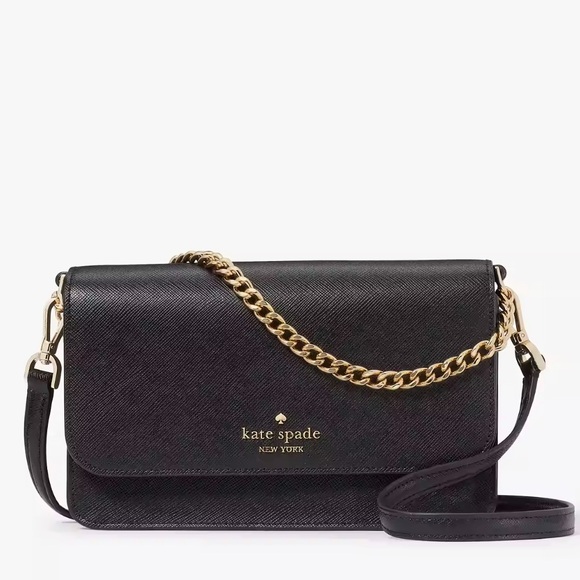 kate spade Handbags - Kate Spade Madison Willow Small Flap Crossbody Black NWT